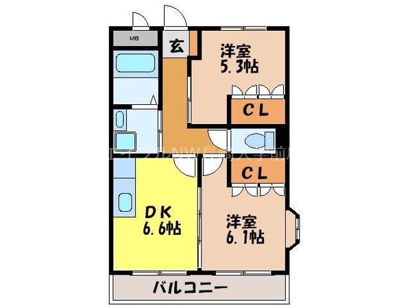 エミアリーの物件間取画像